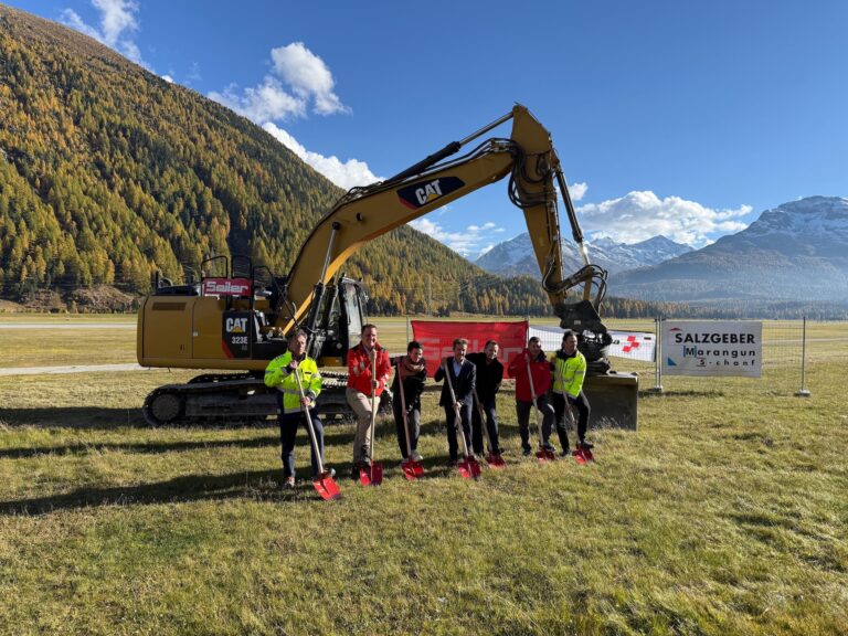 Seiler AG - Spatenstich Helikopterbasis